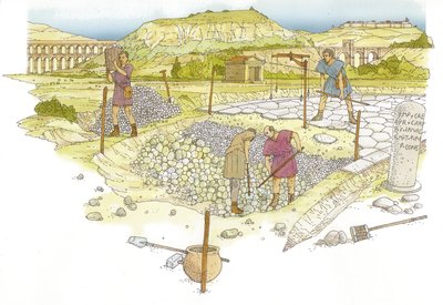 Roman Road (detail) by Fernando Aznar Cenamor